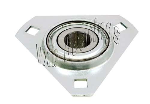 FHSPFTZ206-20 Flange 3 Bolt Triangle 1-1/4" Bearing - fast shipping 🇺🇸