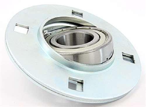 FHSPFZ202-15mm Flange Pressed Steel 3 Bolt 15mm Bearing - fast shipping 🇺🇸