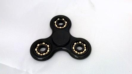 Fidget Hand Spinner Toy : Center full Ceramic ZrO2 Bearing : 3 outer Bronze Bearing 42Q - fast shipping 🇺🇸