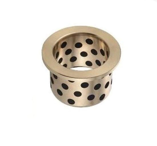 Flanged Bronze Graphite Bushing 8x12x15mm self lubricating Sleeve Bearing - fast shipping 🇺🇸