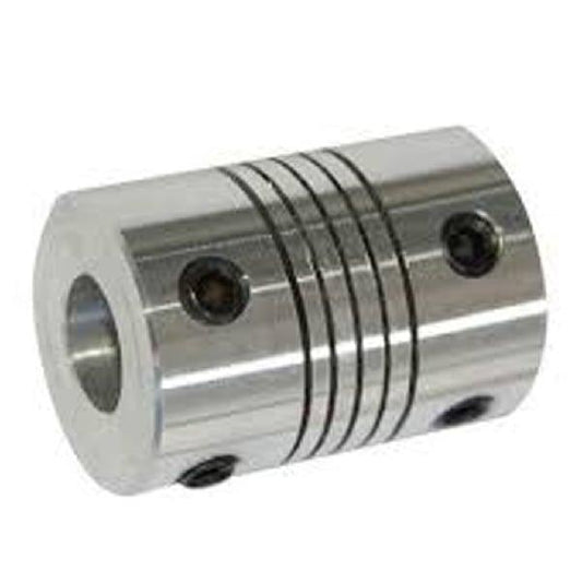 Flexible Parallel Aluminium Jaw Shaft CNC Coupling D19-L25-6.35x6.35MM - fast shipping 🇺🇸