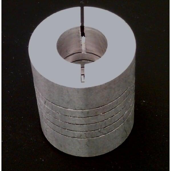Flexible Parallel CNC Coupling D18-L25-6.35x1/4" to 8mm - fast shipping 🇺🇸