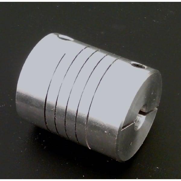 Flexible Parallel CNC Coupling D18-L25-6.35x1/4" to 8mm - fast shipping 🇺🇸