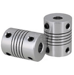 Flexible Parallel CNC Coupling D25-L30-12.7x 1/2" to 17mm - fast shipping 🇺🇸