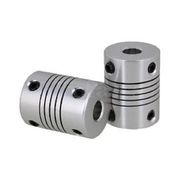 Flexible Parallel CNC Coupling D25-L30-6.35x 1/4" to 12mm - fast shipping 🇺🇸