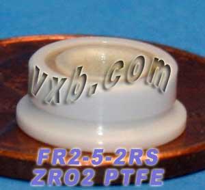 FR2-5-2RS Full Ceramic Flanged Bearing 1/8" x 5/16x9/64 inch ZrO2 - fast shipping 🇺🇸