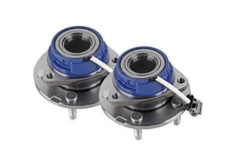 Front Wheel Hub Bearing Assembly - Set of 2 - Compatible - Chevy, Buick, Cadillac, Oldsmobile, Pontiac - Impala, Monte Carlo, Century, Grand Prix, Replaces 513121, 12429203, 88964168 - ABS - fast shipping 🇺🇸