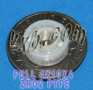 4x10mm Full Ceramic Bearing ZrO2 4x10x4mm - fast shipping 🇺🇸