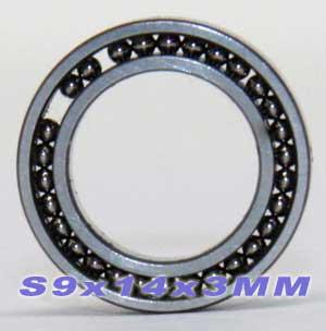 Full Complement Bearing Stainless Steel 9x14x3 Miniature Bearing - fast shipping 🇺🇸