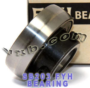 FYH Bearing 17mm Bore SB203 Axle Insert Ball Mounted Bearing - fast shipping 🇺🇸