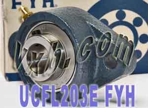FYH Bearing 17mm UCFL203E Flanged Mounted Bearing - fast shipping 🇺🇸