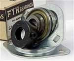 FYH Bearing SAPFL204 20mm Stamped steel oval two bolt Flanged Mounted Bearing - fast shipping 🇺🇸