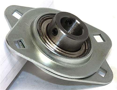 FYH Bearing SBPFL203 17mm Stamped oval 2-Bolt Flanged Mounted Bearing - fast shipping 🇺🇸