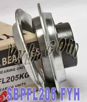 FYH Bearing SBPFL205 25mm Stamped oval 2-Bolt Flanged Mounted Bearing - fast shipping 🇺🇸