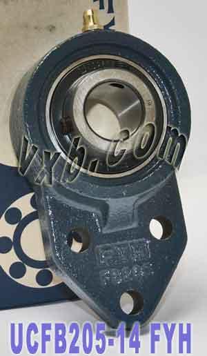 FYH Bearing UCFB205-14 7/8 Three bolt Flanged Mounted Bearing - fast shipping 🇺🇸