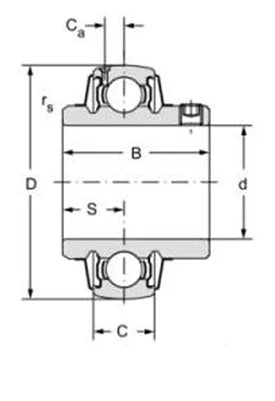 FYH Bearing UCX1135G5 2 3/16 Axle Insert Mounted Bearing - fast shipping 🇺🇸
