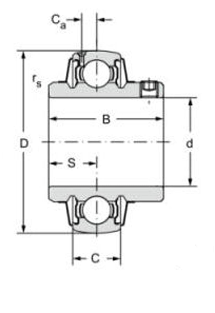 FYH Bearing UCX1548G5 3 Axle Insert Mounted Bearing - fast shipping 🇺🇸