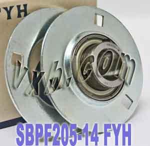 FYH SBPF205-14 7/8 Stamped round 3-Bolt Flanged Mounted Bearing - fast shipping 🇺🇸
