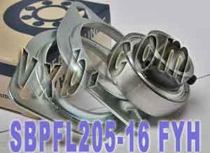 FYH SBPFL205-16 1 Stamped oval 2-Bolt Flanged Mounted Bearing - fast shipping 🇺🇸