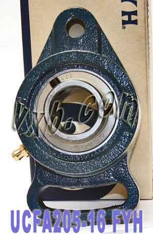 FYH UCFA205-16 1 Adjustable oval 2-Bolt Flanged Mounted Bearing - fast shipping 🇺🇸