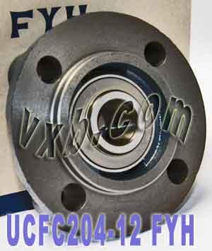 FYH UCFC-204-12 3/4 Round Flanged Bearing Mounted Bearing - fast shipping 🇺🇸