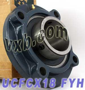 FYH UCFCX18 90mm Round Flanged Bearing Mounted Bearing - fast shipping 🇺🇸
