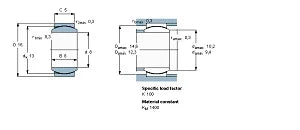 GE15C Maintenance Free Spherical Plain Bearing 15mm Steel - PTFE Composite - fast shipping 🇺🇸