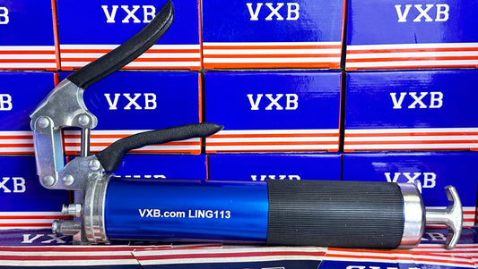 GREASE GUN LING 113 Blue Heavy Duty Grease Gun Pump Pistol Manual Grip Grease Gun Set - fast shipping 🇺🇸