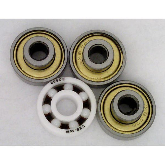 Heavy Tri Fidget Spinner Bearing Kit : Full Ceramic ZrO2 Center Bearing & 3 Extended Shielded Bearing - fast shipping 🇺🇸