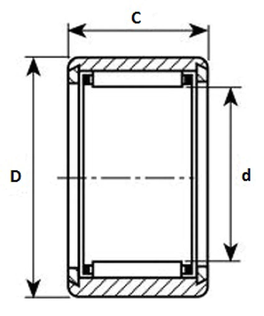 HK1309 Bearing 13x19x9mm Miniature Needle Roller 13mm x 19mm x 9mm - fast shipping 🇺🇸