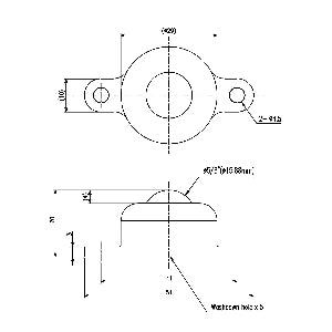IP-16U1W 6.5 lbs Load Capacity UHMWPE Ball Transfer Unit Made in Japan - fast shipping 🇺🇸