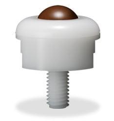 IP-16V1NW 6.5 lbs Load Capacity V1 Vespel SP Screw Type Ball Transfer Unit Made in Japan - fast shipping 🇺🇸