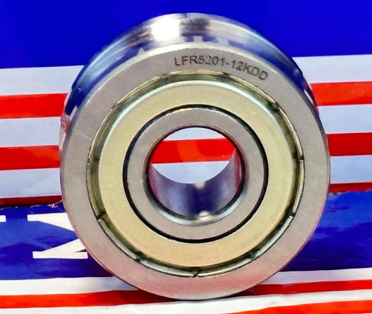 LFR5201-12KDD 12mm ID x 35mm U-Groove Track Roller Bearing Track - fast shipping 🇺🇸
