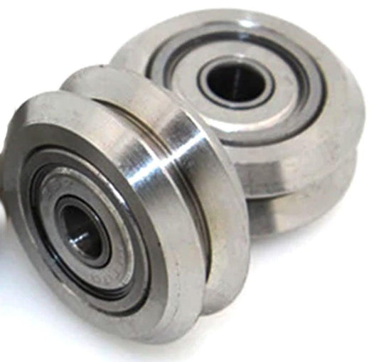 Linear Motion Guide Way 5x24.5x5.6mm V Groove Steel Track Roller Bearing - fast shipping 🇺🇸