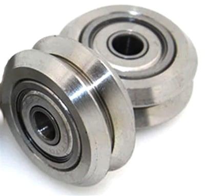 Linear Motion Guide Way 8x24.5x5.6mm V Groove Steel Track Roller Bearing - fast shipping 🇺🇸