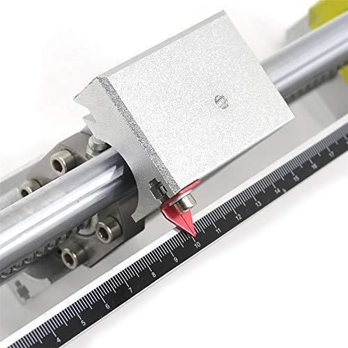 Linear Stage Actuator 100mm Ballscrew 1605 Double Optical Axis Linear Rail Guide Manual Slide Stage C7 - Ruler for CNC Router Z-axis - fast shipping 🇺🇸