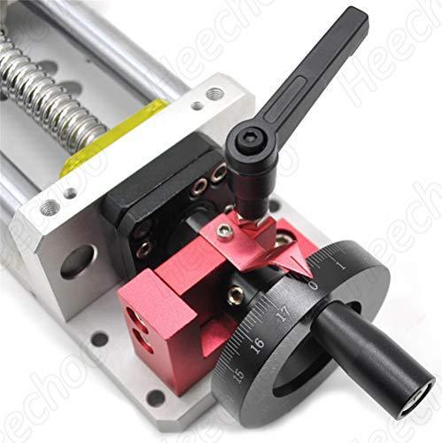 Linear Stage Actuator 100mm Ballscrew 1605 Double Optical Axis Linear Rail Guide Manual Slide Stage C7 - Ruler for CNC Router Z-axis - fast shipping 🇺🇸