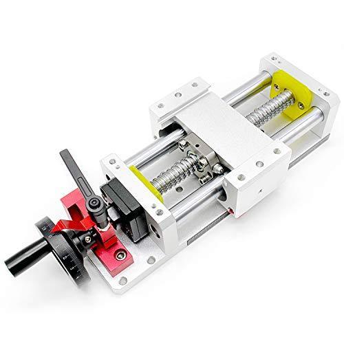 Linear Stage Actuator Travel 200mm Ballscrew 1605 Double Optical Axis Linear Rail Guide Manual Slide Stage C7 - Ruler for CNC Router Controller DIY 3-axis - fast shipping 🇺🇸