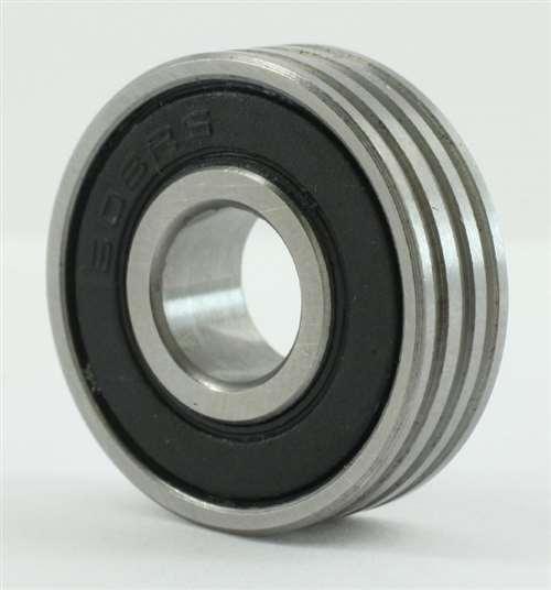 Lot 100 608-2RS Bearing With Groove Sealed 8x22x7mm - fast shipping 🇺🇸