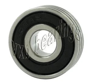Lot 100 608-2RS Bearing With Groove Sealed 8x22x7mm - fast shipping 🇺🇸