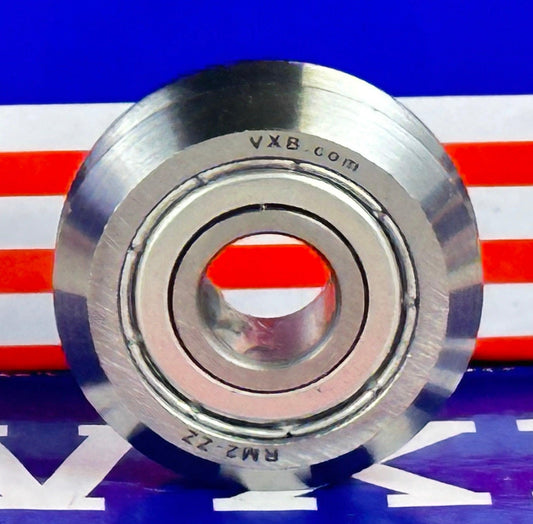16-Pack RM2ZZ 3/8" V-Groove Guide Ball Bearings - Shielded - fast shipping 🇺🇸