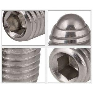 M10 20mm Length - Stainless Steel Ball Plunger / Hex Head - fast shipping 🇺🇸