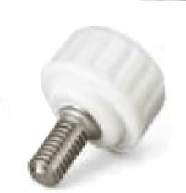 M8 20mm Length - Stainless Steel Screw - 32mm White Plastic Dimple Knob Japan Made - fast shipping 🇺🇸
