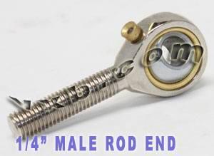 Male Rod End 1/4 POSB4L Left Hand Bearing - fast shipping 🇺🇸