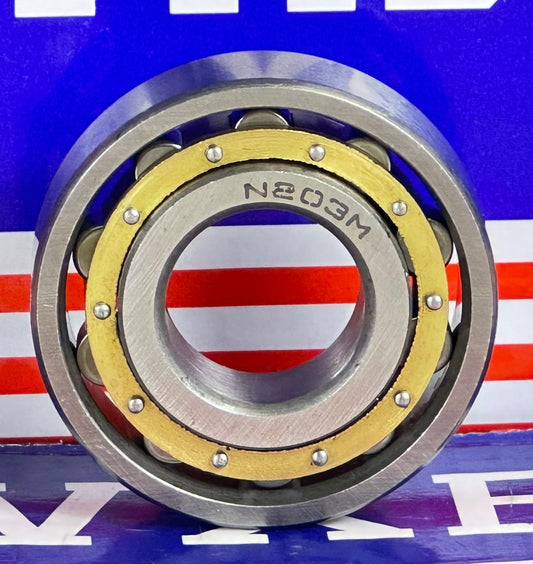 N203M Cylindrical Roller Bearing 17x40x12 Cylindrical Bearing - fast shipping 🇺🇸