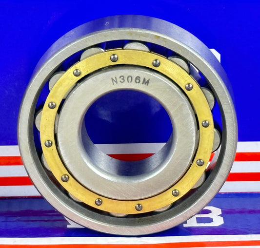 N306M Cylindrical Roller Bearing 30x72x19 Cylindrical Bearing - fast shipping 🇺🇸