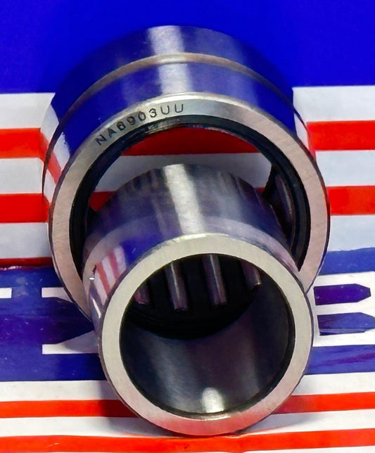 NA6903UU Needle Roller Bearing 17x30x24mm - Machined Type - fast shipping 🇺🇸