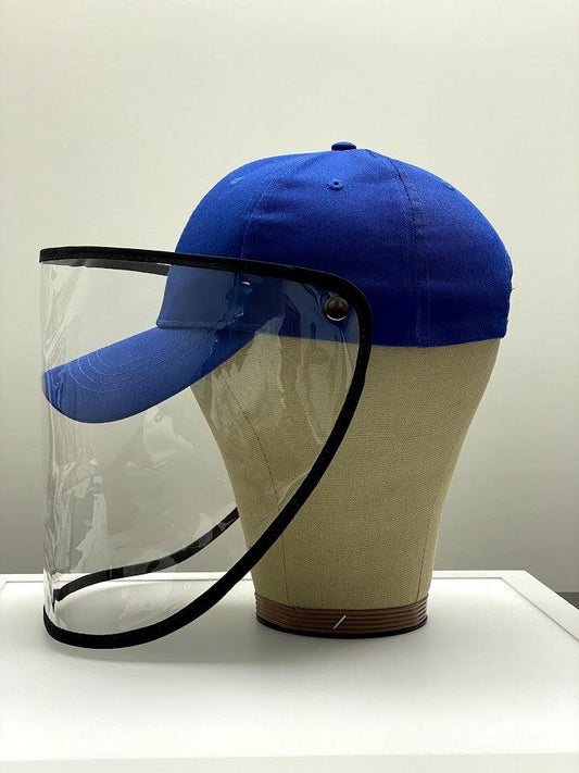 Navy Blue Cap - Anti -Fog Anti-Spittle Full Face Protection - fast shipping 🇺🇸