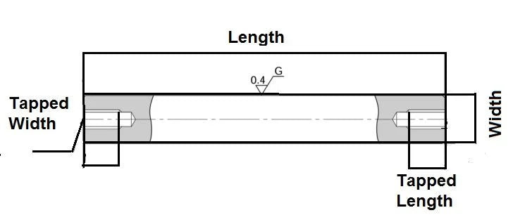 NB Linear Systems SFW20 1 1/4 Tapped Shaft 53.875 Length Inch Linear - fast shipping 🇺🇸