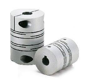 NBK Japan MST-20-6-10 Slit type 6mm to 10mm Flexible Coupling - Set Screw - fast shipping 🇺🇸